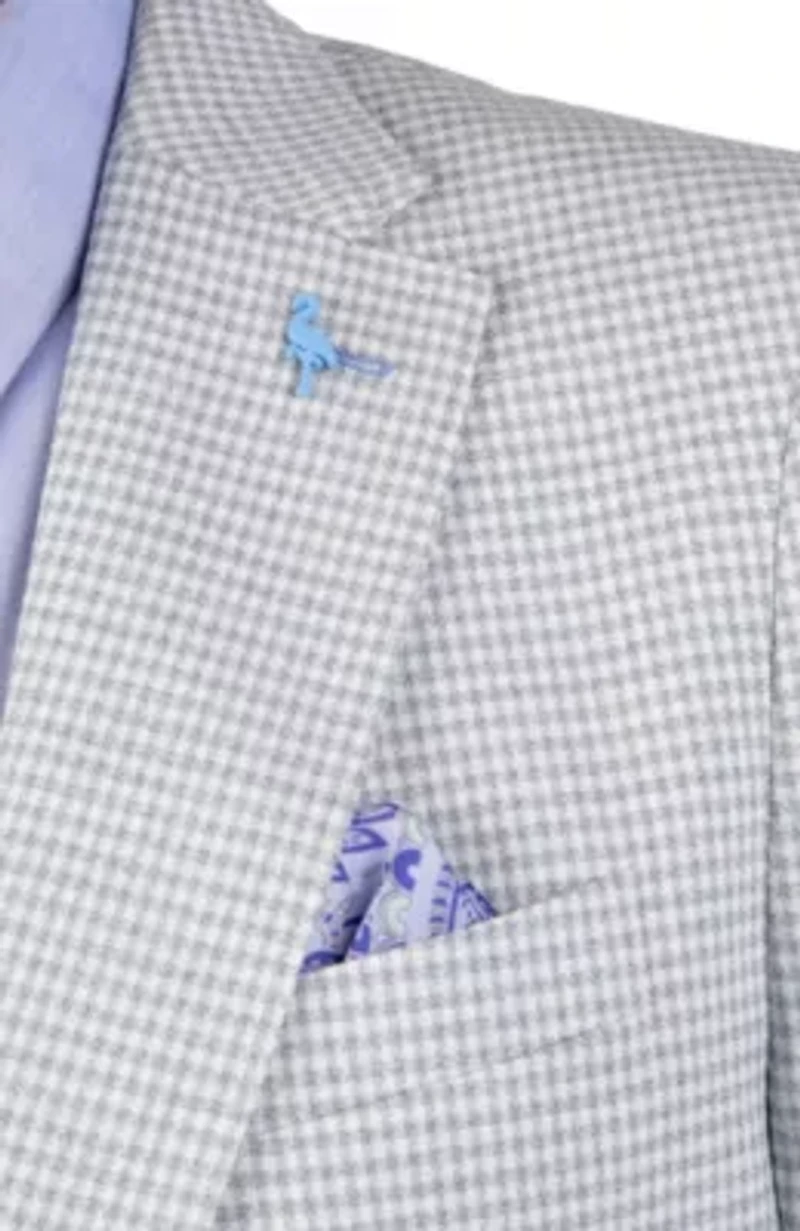 Melange Mini Check Sport Coat