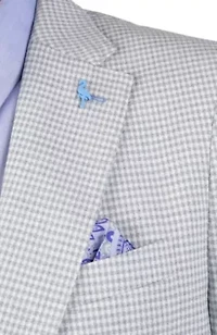 Melange Mini Check Sport Coat