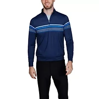 Engineered Stripe Performance Quarter Zip