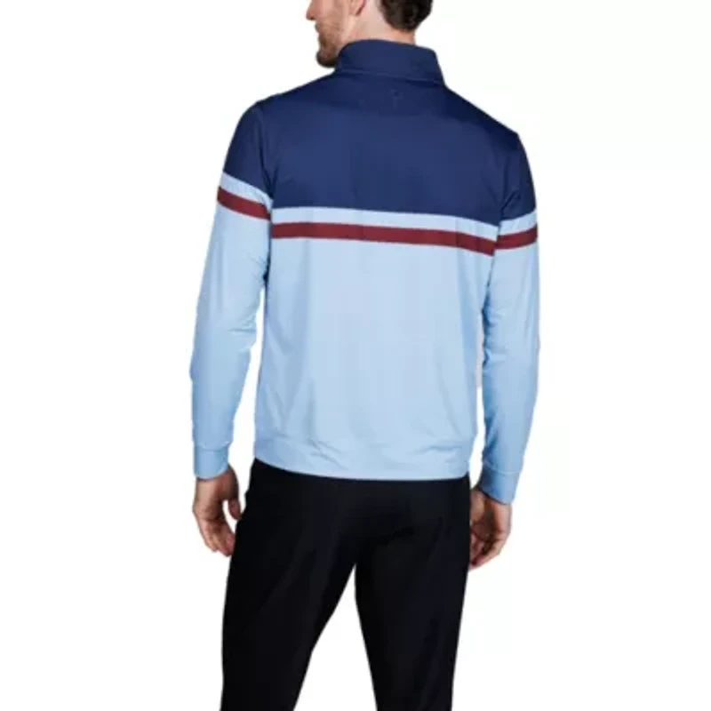 Engineered Stripe Performance Quarter Zip