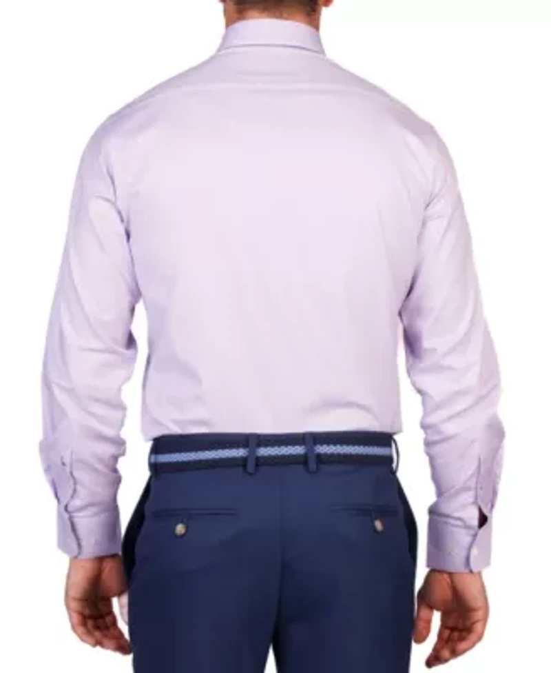 Birds Eye Long Sleeve Dress Shirt