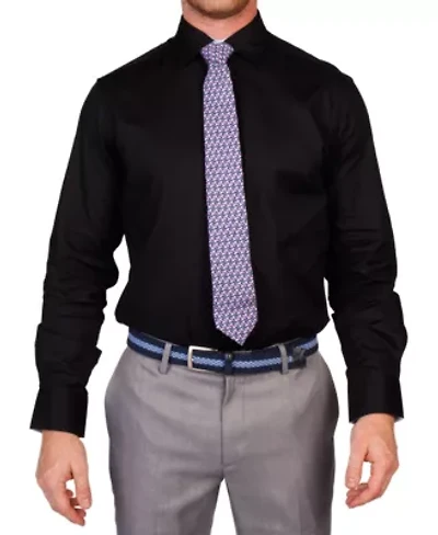 Herringbone Long Sleeve Dress Shirt