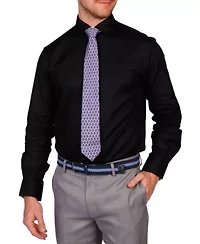 Herringbone Long Sleeve Dress Shirt