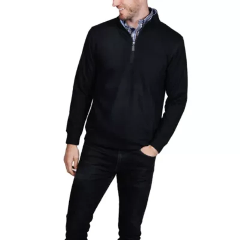 French Rib Quarter Zip