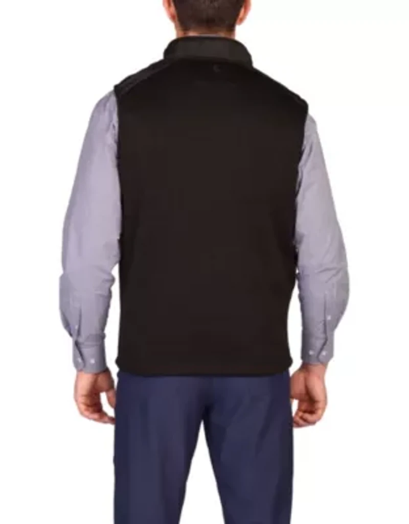 Sweater Knit Full Zip Vest