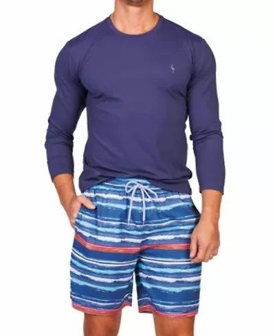 Abstract Stripes Swim Shorts