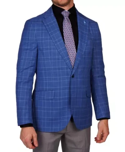 Textured Shadow Plaid Sportcoat