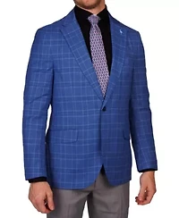 Textured Shadow Plaid Sportcoat