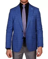 Textured Shadow Plaid Sportcoat