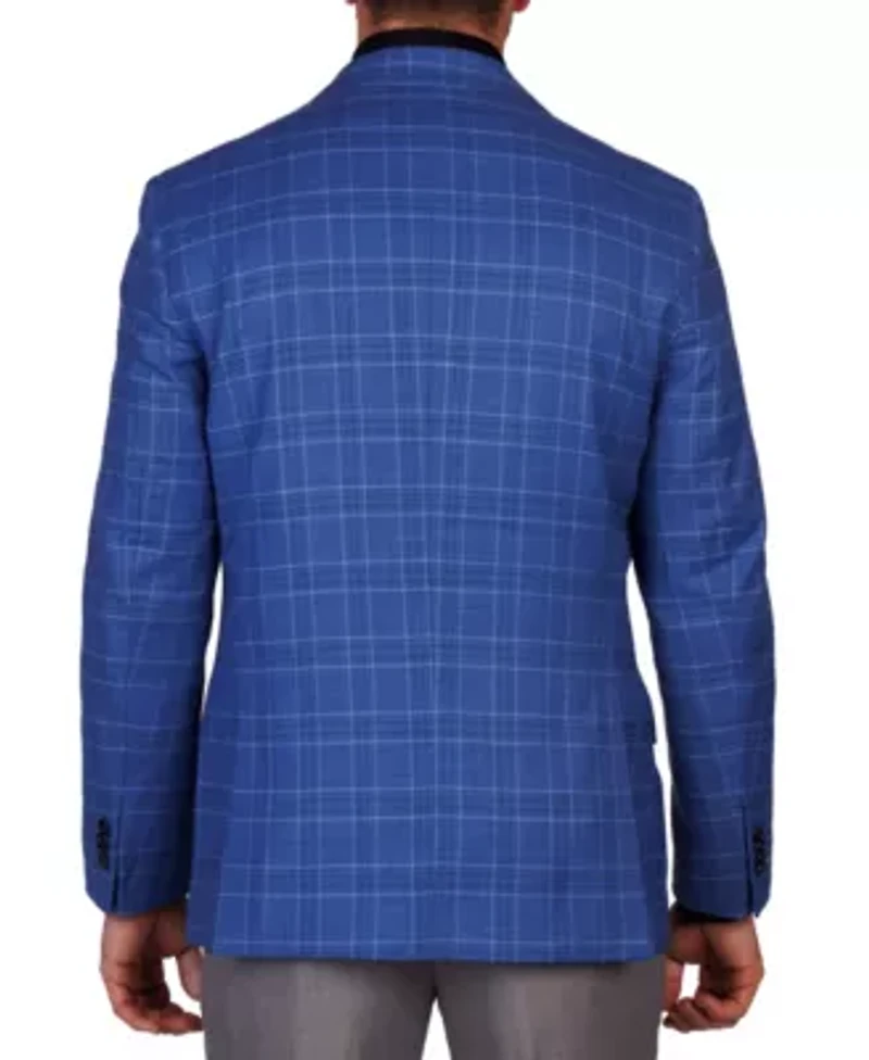 Textured Shadow Plaid Sportcoat
