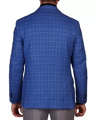 Textured Shadow Plaid Sportcoat