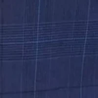 Men's Plaid Wool Stretch Classic Fit Suit Jacket