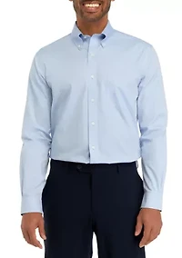 Men's Regular Fit Non Iron Solid Dress Shirt