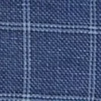 Windowpane Cotton Linen Classic Fit Sport Coat
