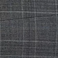 Plaid Wool Stretch Classic Fit Suit Jacket