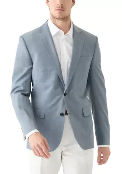 Wool Stretch Classic Fit Suit Jacket