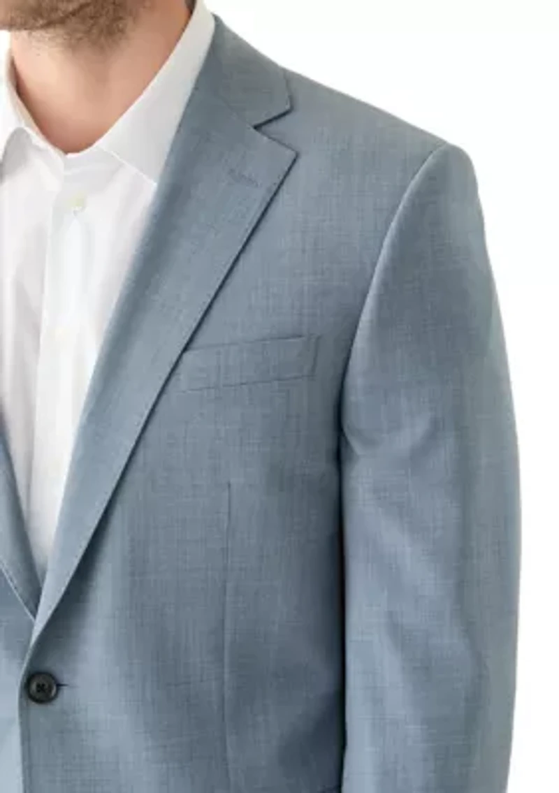 Wool Stretch Classic Fit Suit Jacket
