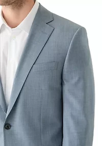 Wool Stretch Classic Fit Suit Jacket
