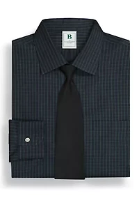 Regular Fit Non-Iron Tartan Dress Shirt