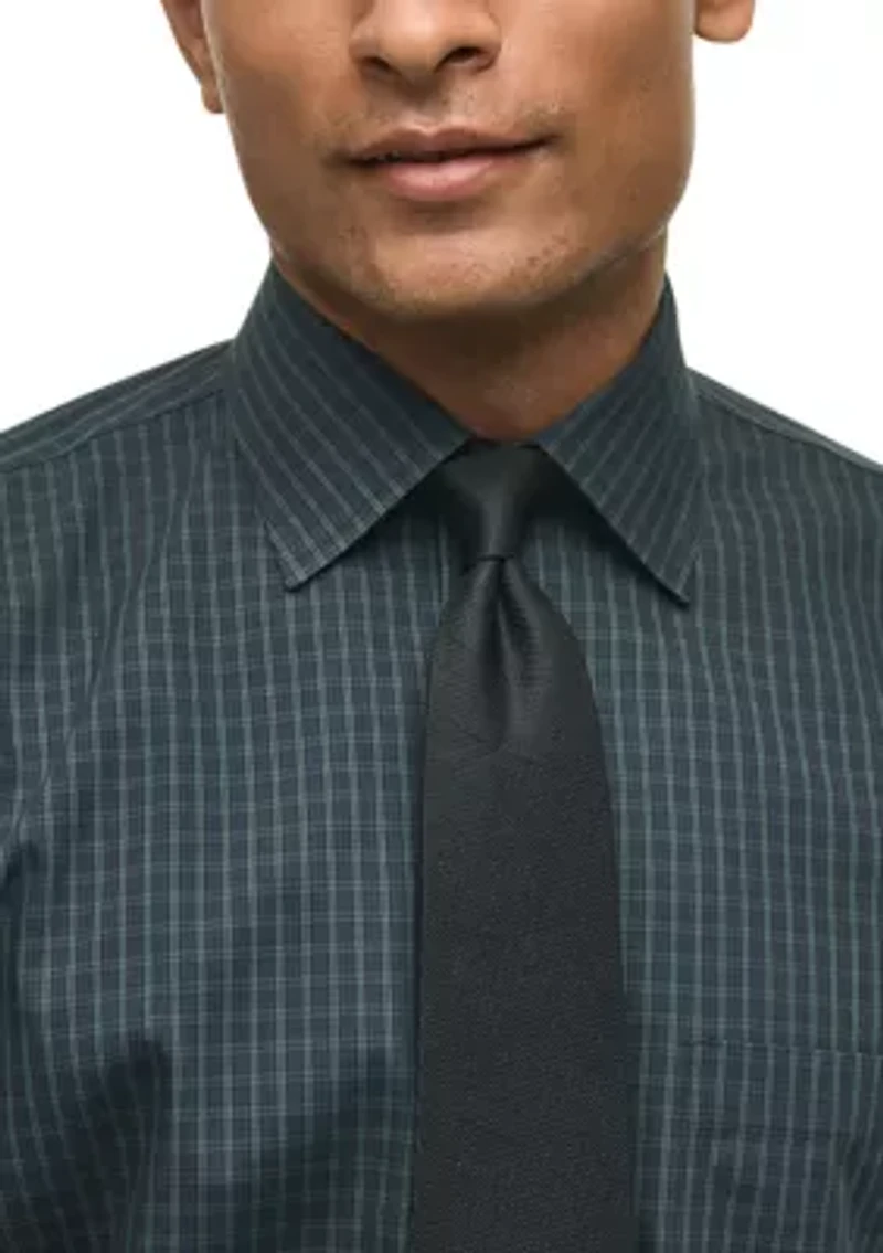 Regular Fit Non-Iron Tartan Dress Shirt