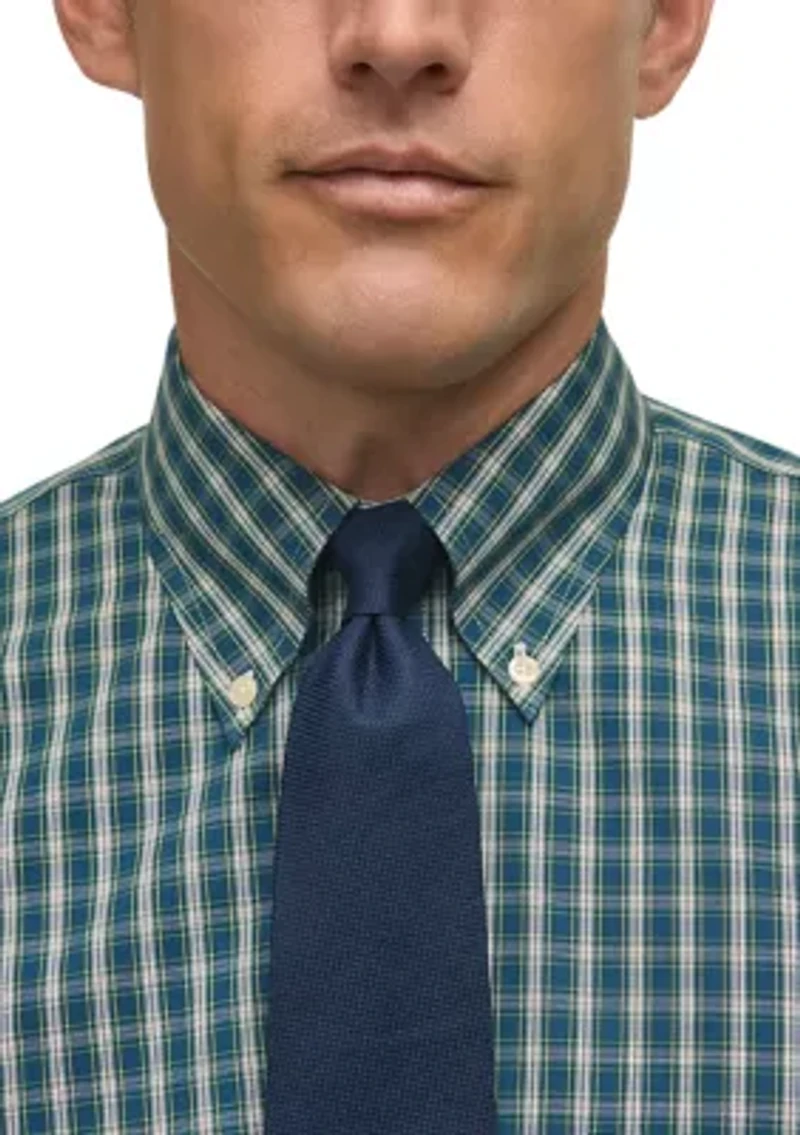 Regular Fit Non-Iron Tartan Dress Shirt