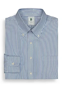 Regular Fit Non-Iron Stripe Dress Shirt