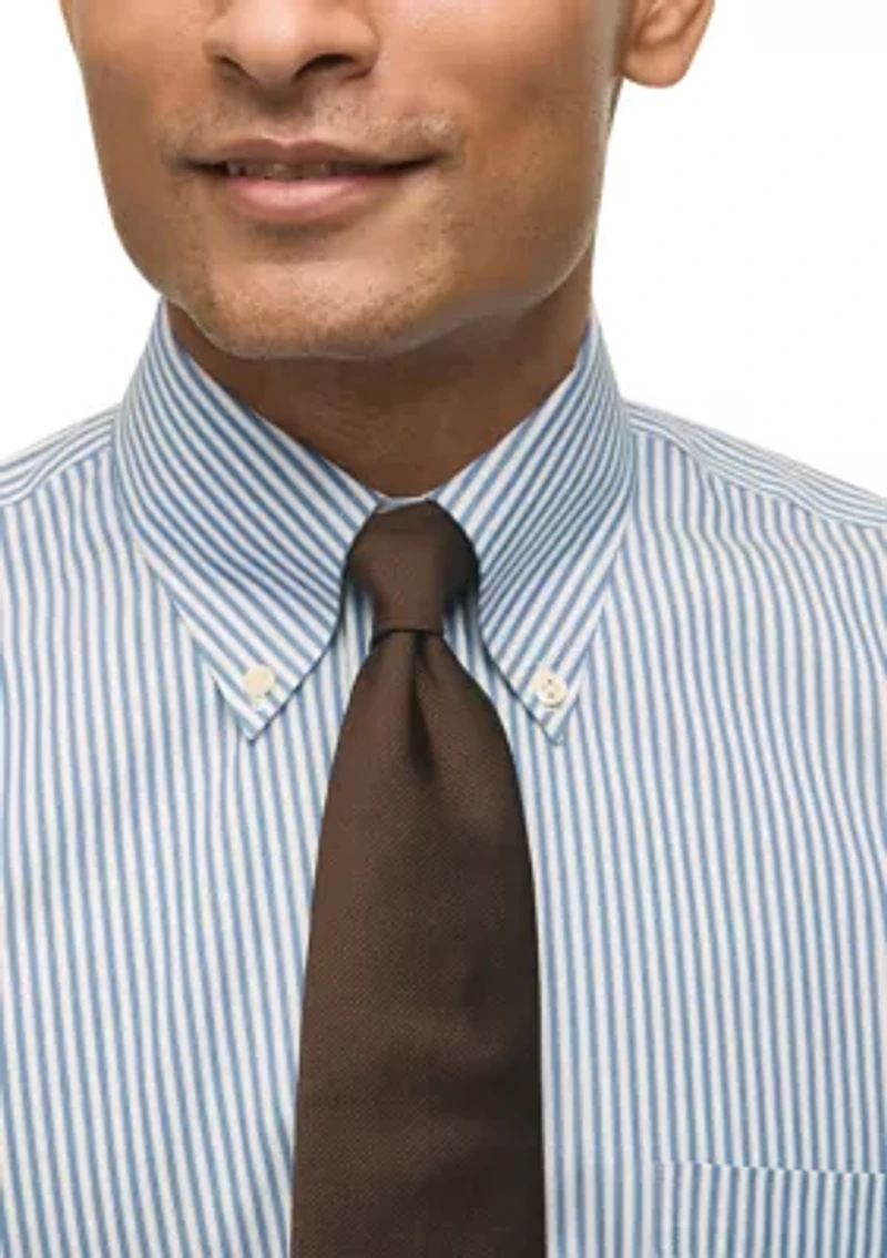 Regular Fit Non-Iron Stripe Dress Shirt