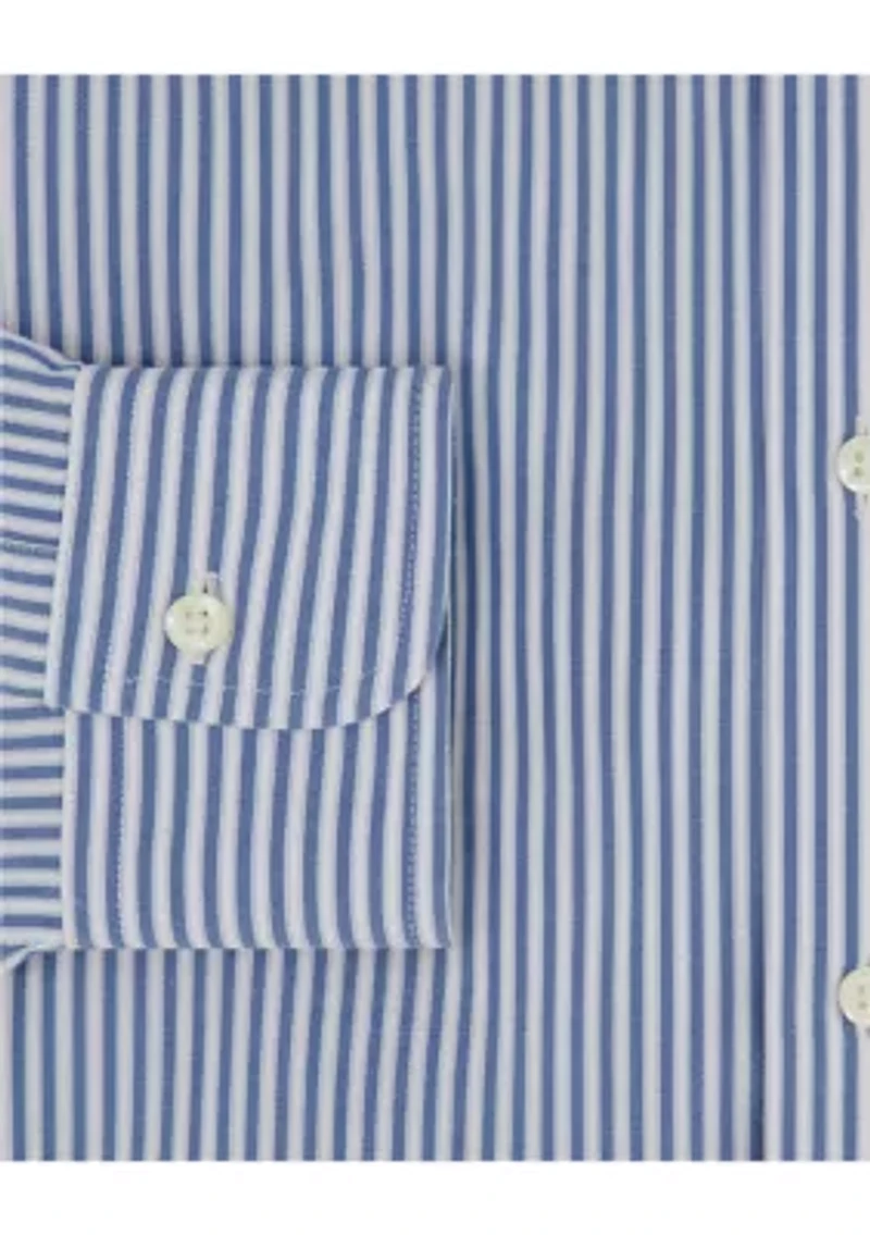Regular Fit Non-Iron Stripe Dress Shirt