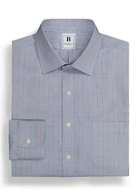 Regular Fit Non-Iron Grid Check Dress Shirt