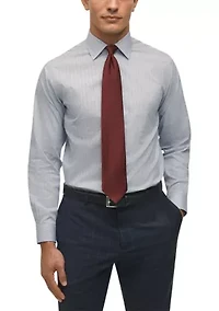 Regular Fit Non-Iron Grid Check Dress Shirt