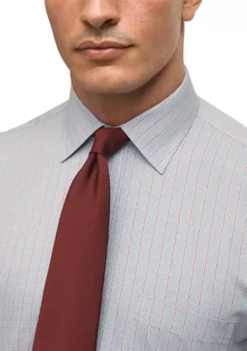 Regular Fit Non-Iron Grid Check Dress Shirt