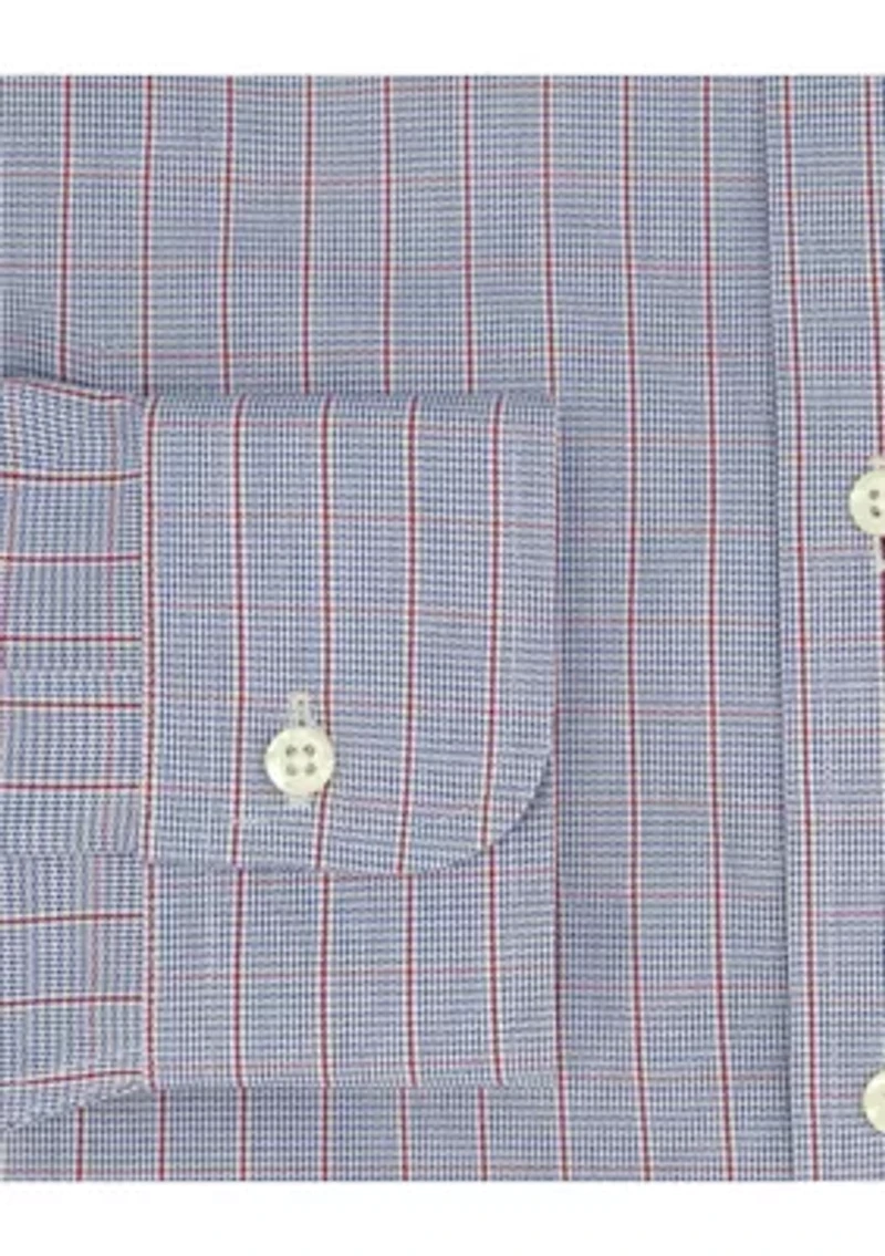 Regular Fit Non-Iron Grid Check Dress Shirt