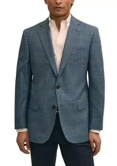 Men's Multi Gingham Check Sport Coat