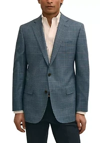 Men's Multi Gingham Check Sport Coat