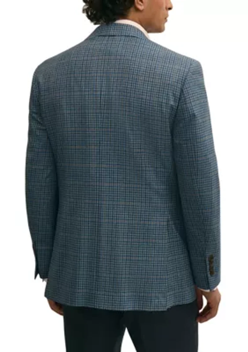Men's Multi Gingham Check Sport Coat
