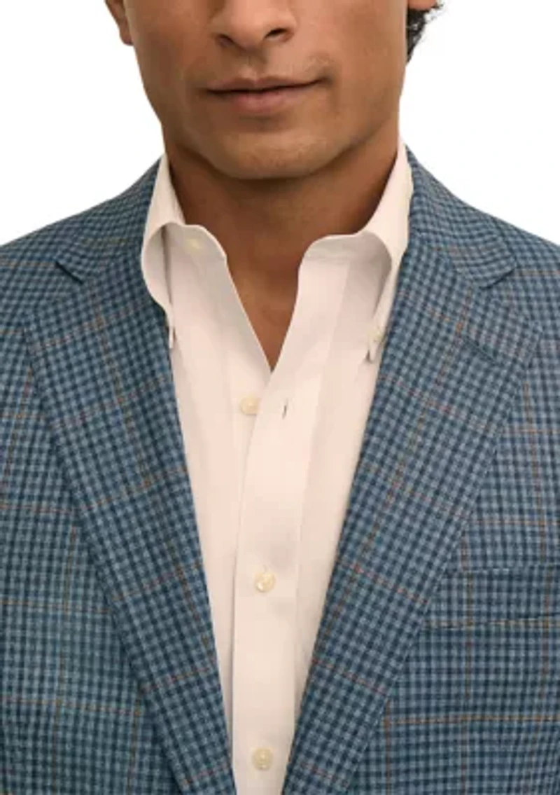 Men's Multi Gingham Check Sport Coat