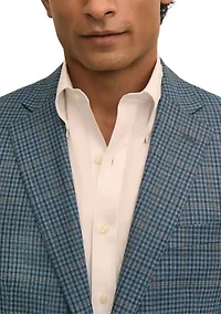 Men's Multi Gingham Check Sport Coat