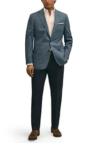 Men's Multi Gingham Check Sport Coat