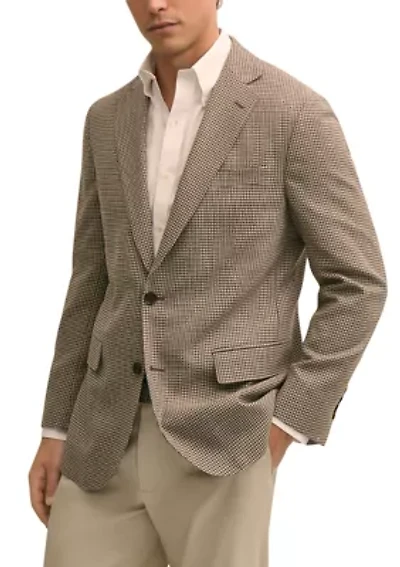 Men's Hopsack Wool Classic Fit Sportcoat