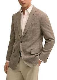 Men's Hopsack Wool Classic Fit Sportcoat