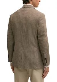 Men's Hopsack Wool Classic Fit Sportcoat
