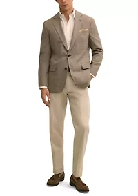 Men's Hopsack Wool Classic Fit Sportcoat