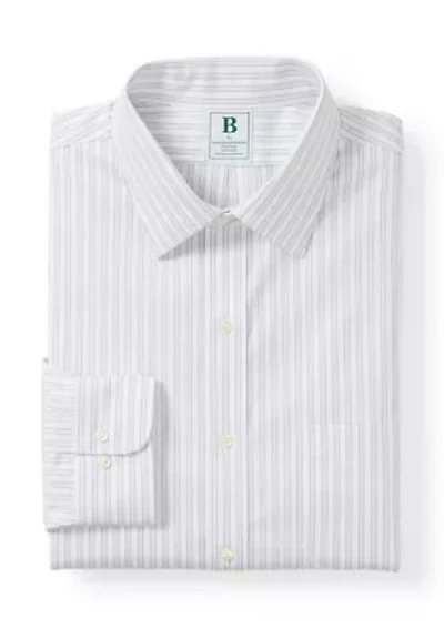 Men's Outline Striped Collar Shirt