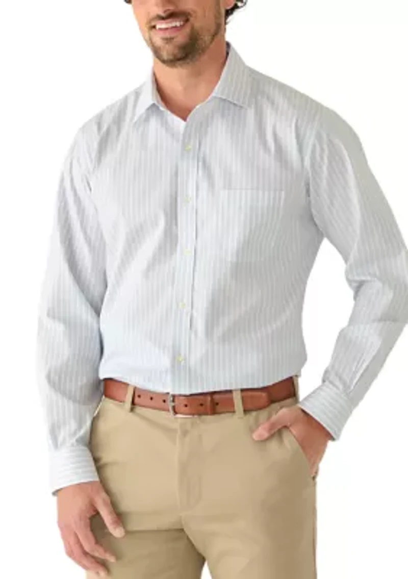 Men's Outline Striped Collar Shirt