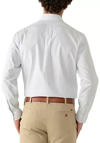 Men's Outline Striped Collar Shirt