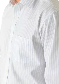 Men's Outline Striped Collar Shirt