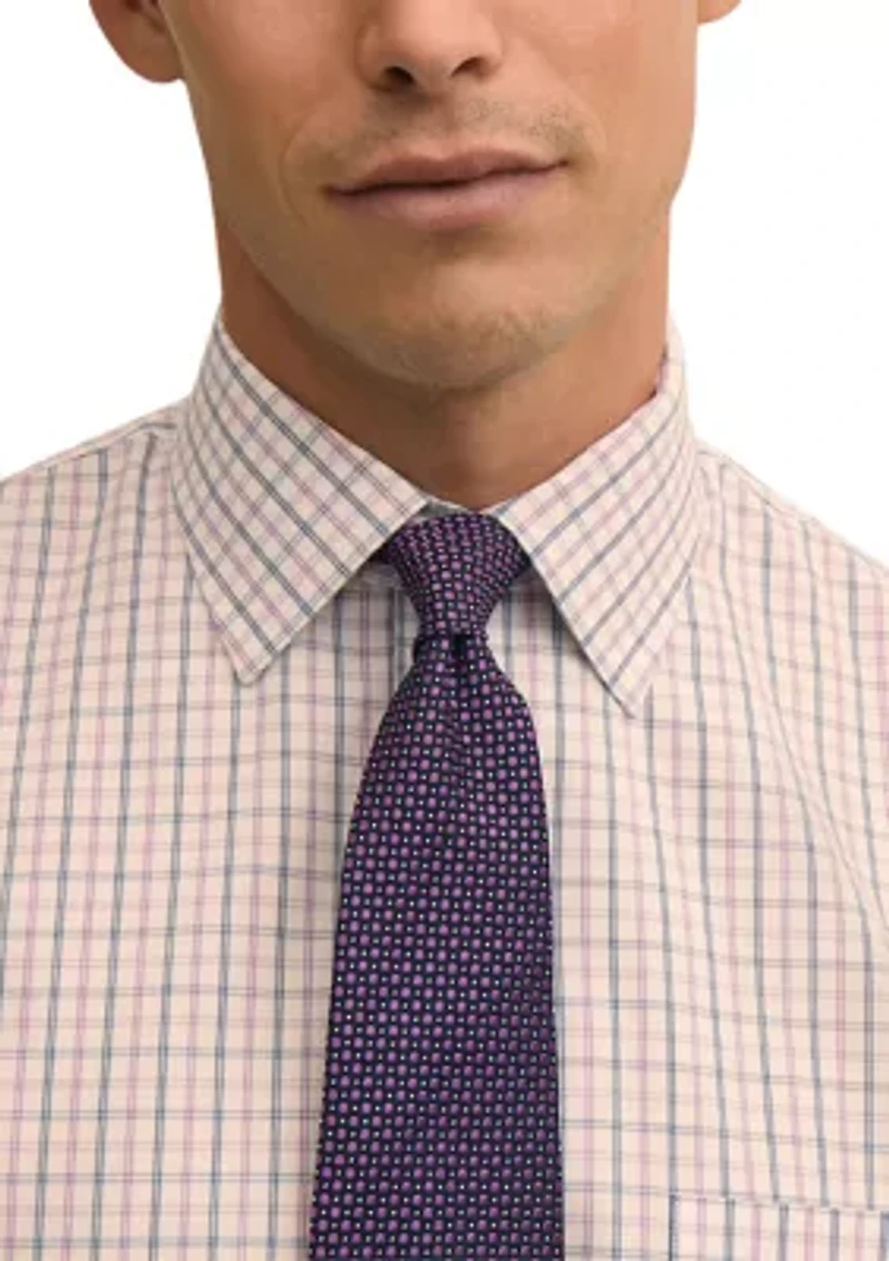 Men's Tattersal Checkered Button Down Shirt