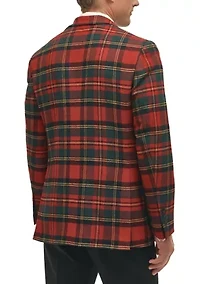 Tartan Wool Stretch Classic Fit Sportcoat
