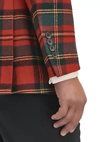 Tartan Wool Stretch Classic Fit Sportcoat