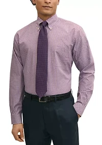 Men's Checkered Button Down Shirt